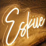 Eskue Yellow Neon Sign