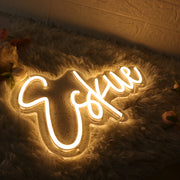 Eskue Yellow Neon Sign