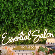 Essential Salon Yellow Neon Sign