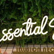 Essential Salon Yellow Neon Sign