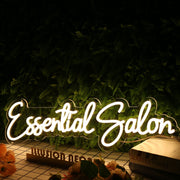 Essential Salon Yellow Neon Sign