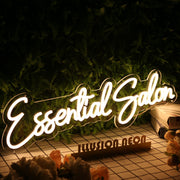 Essential Salon Yellow Neon Sign