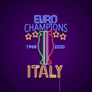 Euro Champions Italy Neon Sign