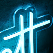 Everett Blue Name Neon Sign