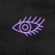 Eye With Lashes Neon Sign