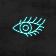 Eye With Lashes Neon Sign