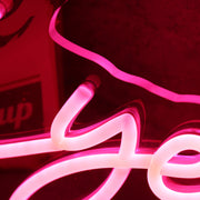 Eyerial Minks Red Neon Sign