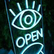 Eyes Open And Shut Neon Sign