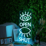 Eyes Open And Shut Neon Sign