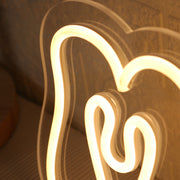 Fae Maria Yellow Neon Sign