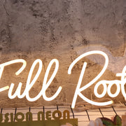 Faith Full Roots Yellow Neon Sign