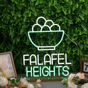 Falafel Heights Custom Neon Sign