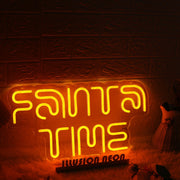 Fanta Time Orange Neon Sign