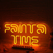 Fanta Time Orange Neon Sign