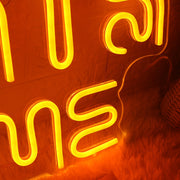 Fanta Time Orange Neon Sign