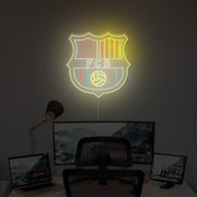 FCB Football Neon Sign