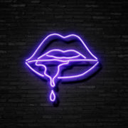 Female Lips Neon Sign