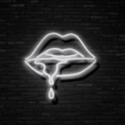 Female Lips Neon Sign