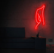 Female Silhouette Neon Sign