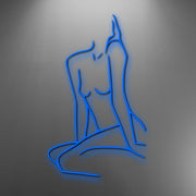 Feminine Body Art Neon Sign