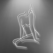 Feminine Body Art Neon Sign