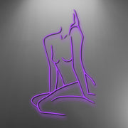 Feminine Body Art Neon Sign