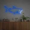 Fierce Big White Shark LED Neon Sign