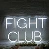 Fight Club White Neon Sign