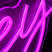 Finley Purple Neon Sign