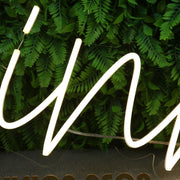 Finn Yellow Neon Sign