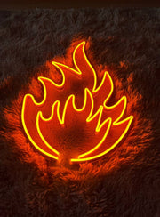 Fire Flame Neon Sign