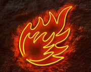 Fire Flame Neon Sign