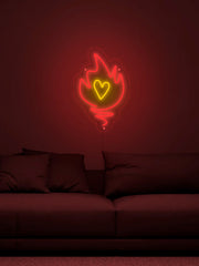 Fire Love Neon Sign