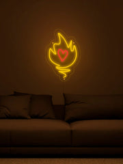 Fire Love Neon Sign