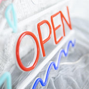 Fish Open Neon Sign