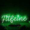 Fitleine Green Neon Sign