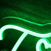 Fitleine Green Neon Sign