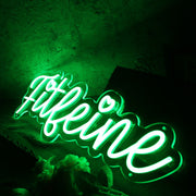 Fitleine Green Neon Sign