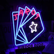 Five Card Poker Custom Neon Sign