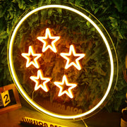 Five Stars Dragon Ball Neon Sign