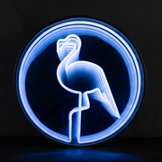 Flamingo Infinity Mirror Neon Sign