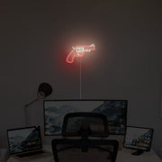 Flare Gun Neon Sign