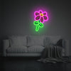 Flower-Shaped Balloon LED Neon Acrylic Artwork