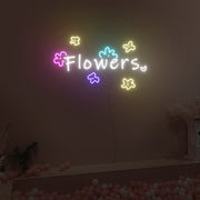 Flowers Neno Sign Fashion Custom Neon Sign Lights Night Lamp Led Neon Sign Light For Home Party MG10153