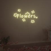 Flowers Neno Sign Fashion Custom Neon Sign Lights Night Lamp Led Neon Sign Light For Home Party MG10153