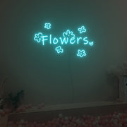 Flowers Neno Sign Fashion Custom Neon Sign Lights Night Lamp Led Neon Sign Light For Home Party MG10153