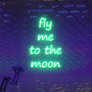 Fly Me To The Moon Neon Sign