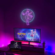 Flying Mewtwo Neon Sign