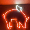 Flying Pig Neon Sign