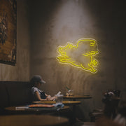 Flying Pig With Wings LED Neon Sign